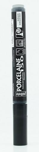 Actual product image Pebeo Porcelaine 150 Marker Normal Nib 1,2mm (Charcoal, 1.20 mm)