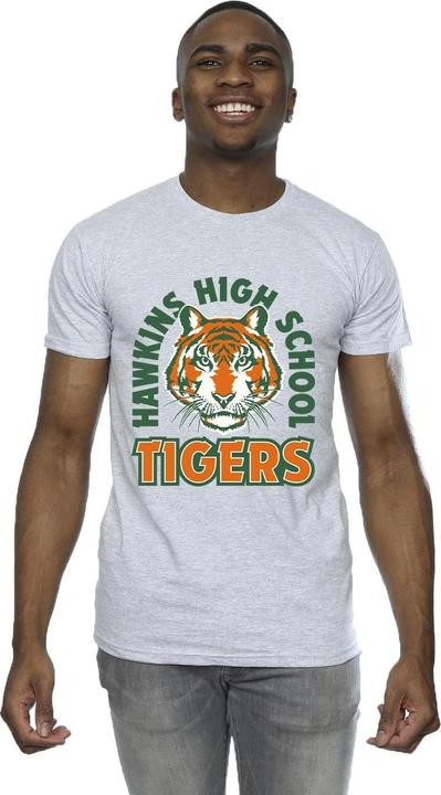 Immagine prodotto Netflix Stranger Things Hawkins Arch Tiger Maglietta Uomo (3XL)