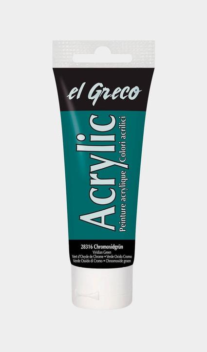 Produktbild Kreul el Greco Acrylic (Chromoxidgrün, 75 ml)