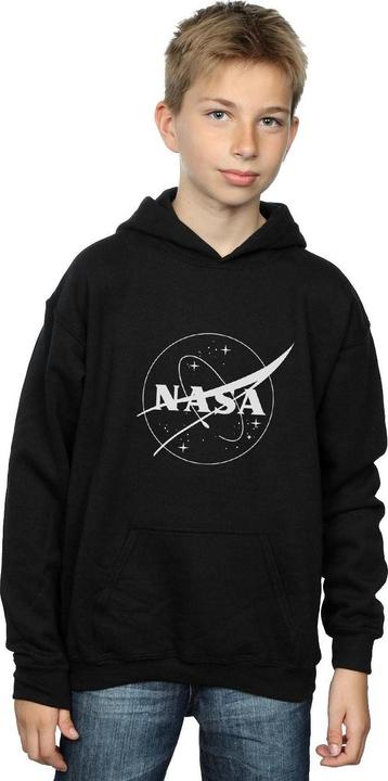 Immagine prodotto Nasa Classic Insignia Logo Monochrome Felpa con Cappuccio Ragazzi (140, 146)
