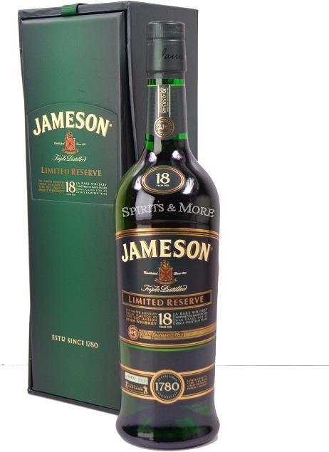 Produktbild Jameson 18 years (Irish Whiskey, 1 x 70 cl)