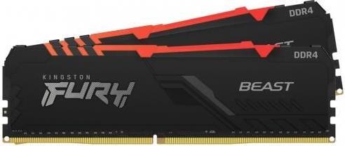 Immagine prodotto Kingston FURY Beast RGB (2 x 8GB, 2666 MHz, DDR4-RAM, DIMM)