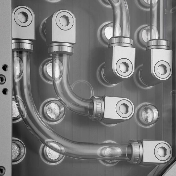 Image du produit EKWB EK-QuantumX Loophole Distroplate D5 PWM - argenté