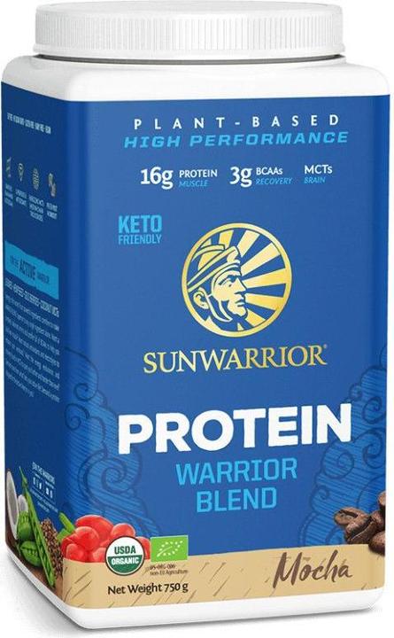 Actual product image Sunwarrior Protein Warrior Blend Organic (Nature, Mocha, 750 g)
