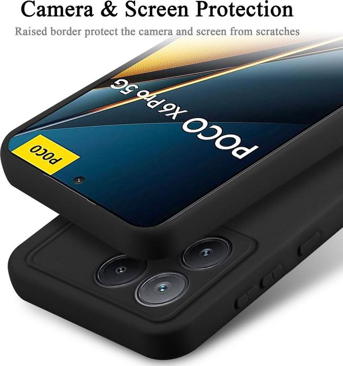 Produktbild Cadorabo Hülle für Xiaomi Poco X6 Pro TPU im Liquid Schutz Silikon Design (Xiaomi Poco X6 Pro)