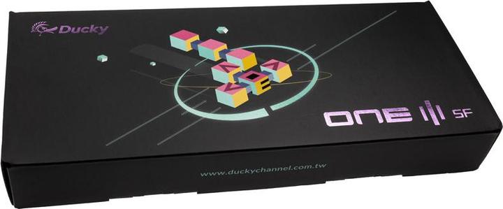 Actual product image Ducky One 3 Aura Black SF Gaming Keyboard, RGB LED - MX-Brown (DE, Cable)