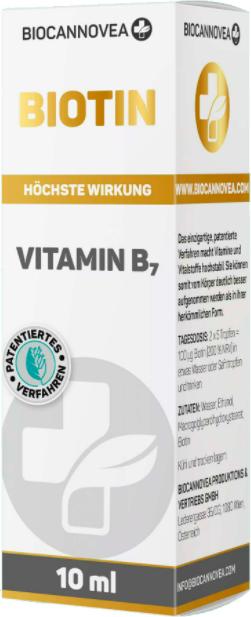 Immagine prodotto Biocannovea Biotina Vitamina B7 (1 Pezzo/i, Goccia, 52 g)