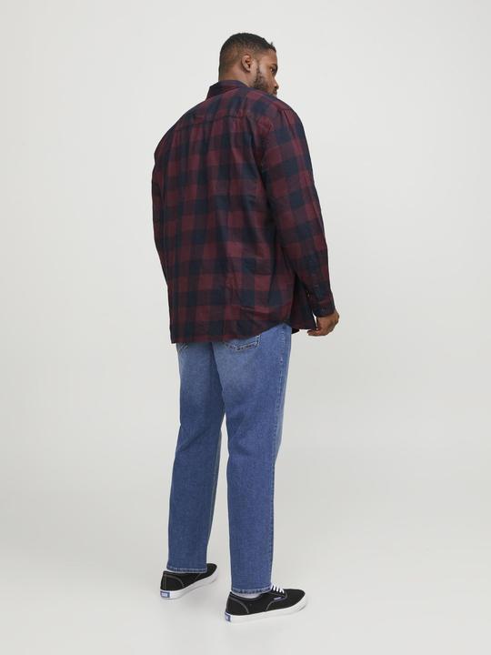 Actual product image Jack & Jones Check Plus Size Shirt (7XL)