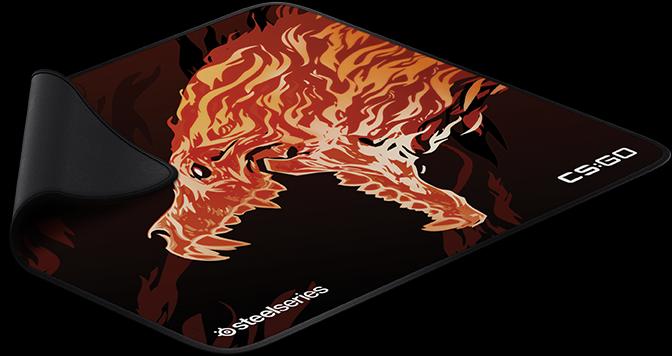 Produktbild SteelSeries QcK+ Limited CS:GO Howl Edition (L)