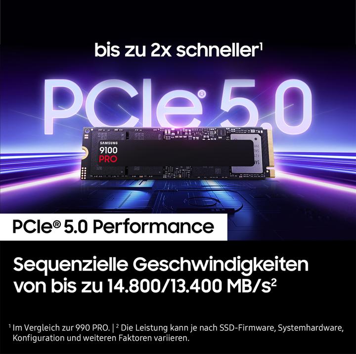 Immagine prodotto Samsung 9100 PRO (1000 GB, M.2 2280)