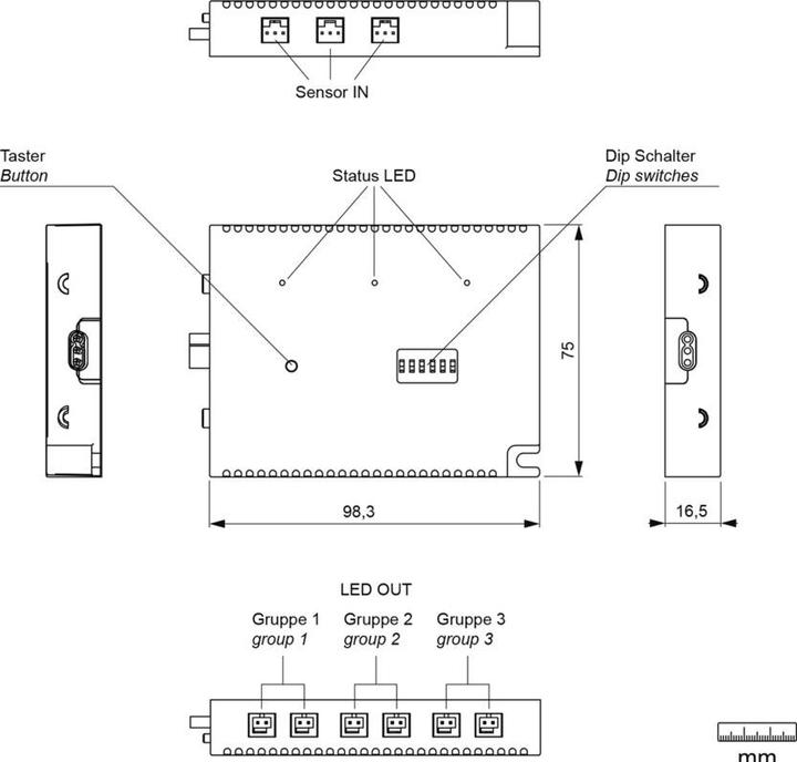 Actual product image L&S Mec Modul Schalten, 24 V, 3x IN, 6x Au
