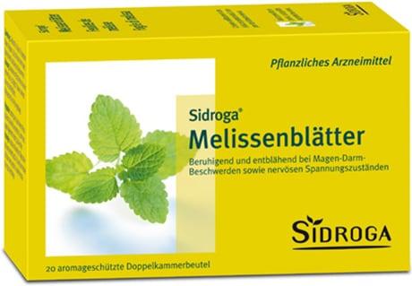 Image du produit Sidroga Thé de feuilles de mélisse, sachets