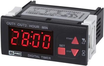 Immagine prodotto Rs Pro Timer digitale, 35x77, 24V ac/dc