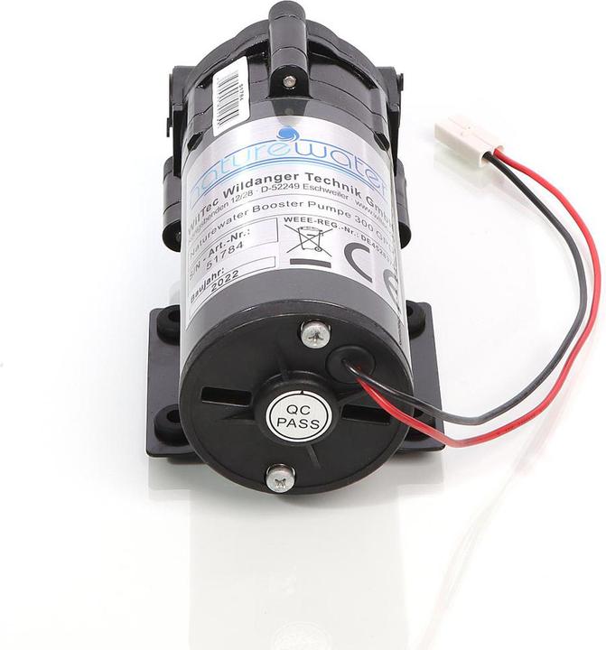Produktbild Naturewater Druckerhöhungspumpe 300 GPD (1135 l) Booster Pumpe 68W Umkehrosmose (Boosterpumpe)