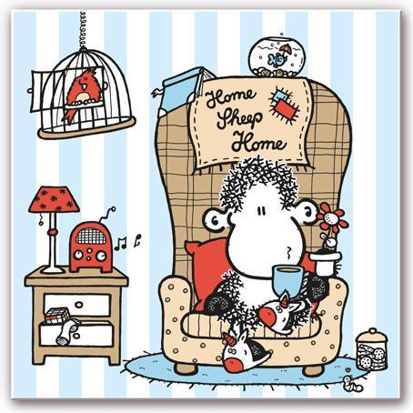 Actual product image Sheepworld Home Sheep Home Tea Time (40 x 40 cm)