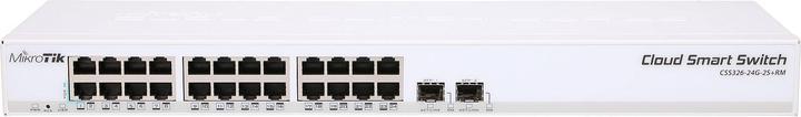 Produktbild MikroTik CRS326-24G-2S+RM: L3 Smart Switch (24 Ports)