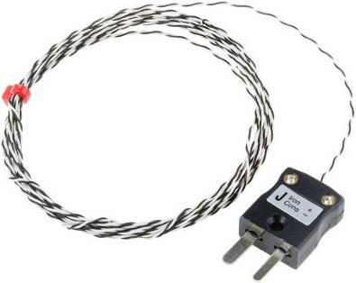 Image du produit Rs Pro Type J IEC 1/0.2mm Thermocouple+Plug 2m