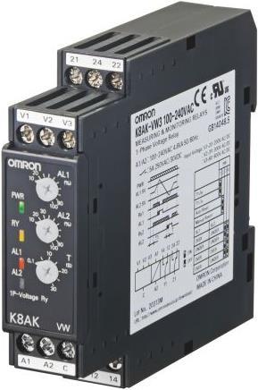 Produktbild Omron Industrial Automation Monitoring relay 22.5mm Single phase