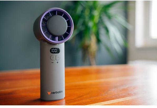 Produktbild Verbatim CoolnGo Handheld Fan Grey