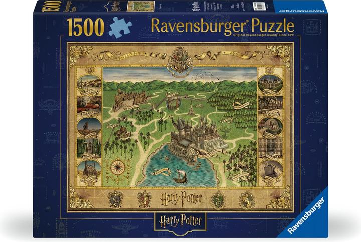 Produktbild Ravensburger Puzzle 12000720 - Hogwarts Karte - 1500 Teile Puzzle für Erwachsene und Kinder ab 14 (1500 Teile)