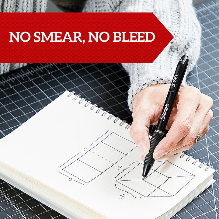 Actual product image Sharpie Gel pen 0.7 mm, 3 pieces (Black, Blue, Red, 3 x)