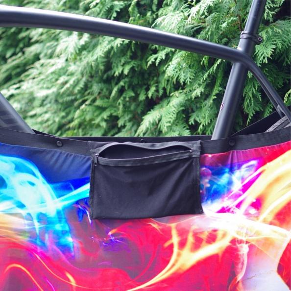 Actual product image Flexyjoy Flexible bike cover with storage case rainbow FJB737 (Additional padding)