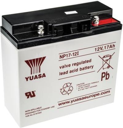 Actual product image Yuasa NP sealed lead acid battery,12V 17Ah (12 V, 17000 mAh)