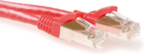 Produktbild Red 2 meter LSZH SFTP CAT6A patch cable snagless with RJ45 connectors CAT6A S/FTP LSZH SNG RD 2.00M (S/FTP, CAT6, 2 m)