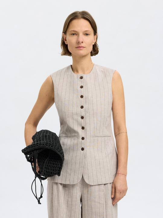 Produktbild Selected Femme Leinenmix Weste (34)