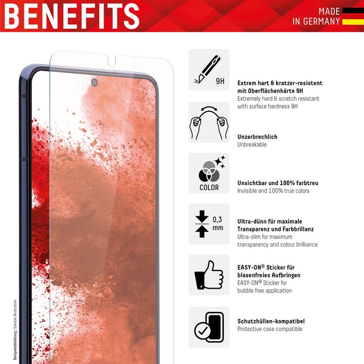 Actual product image Displex Smart glass, screen protector (1 Piece, Google Pixel 6a)