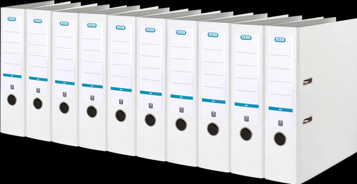 Actual product image Elba Folder smart PP paper, spine width: 80 mm, white DIN A4, cover outside PP (A4, 80 mm, 1 Piece)