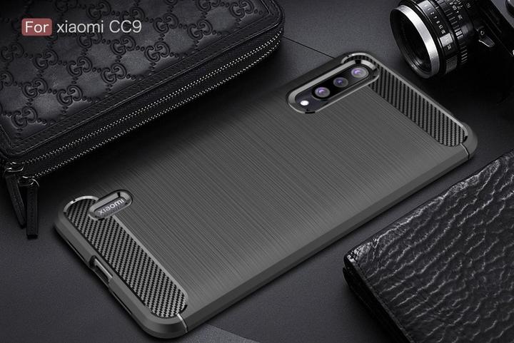 Immagine prodotto Screenguard Xiaomi Mi 9 Lite Cover Carbon Brushed Soft TPU (Mi 9 Lite)