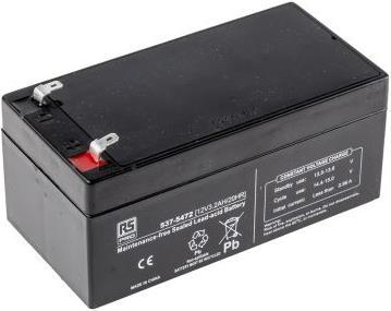 Image du produit Rs Pro Batterie plomb-acide scellée RS, 12V 3,2Ah (12 V, 3200 mAh)