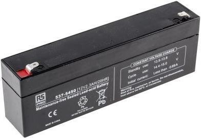 Actual product image Rs Pro RS Sealed lead-acid battery,12V 2.3Ah (12 V, 2300 mAh)