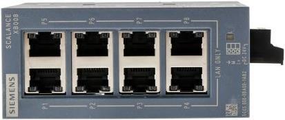 Actual product image Siemens PLC Ethernet switch XB008 (8 Ports)