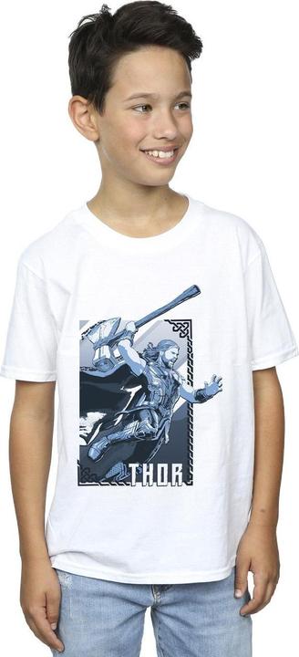 Actual product image Boys Thor Love And Thunder Attack T-Shirt (140, 146)