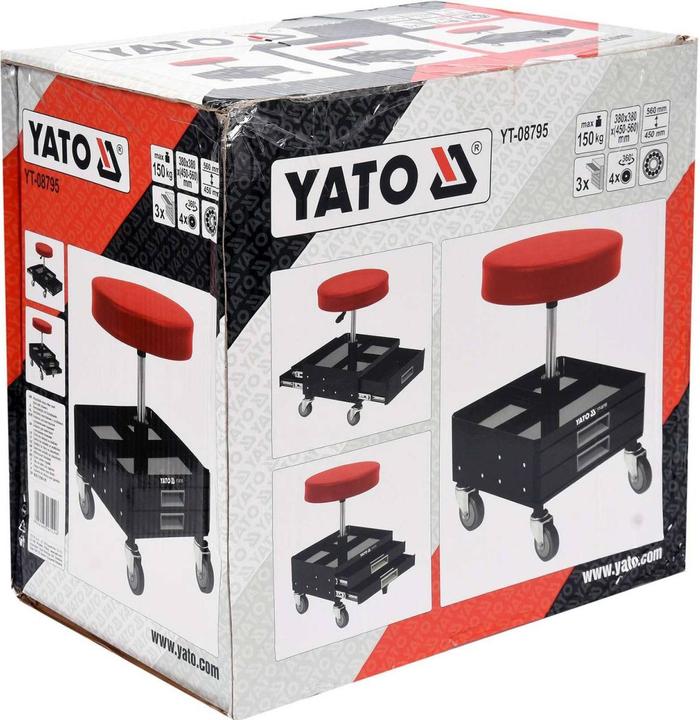 Produktbild Yato Workshop Seat With Drawers (150 kg)