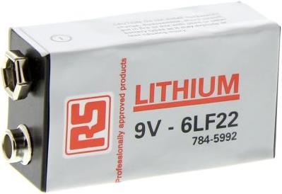 Immagine prodotto Rs Pro RS Batteria industriale al litio 9V 1.2Ah (1 pz., PP3, 1200 mAh)