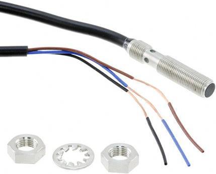 Produktbild Omron Industrial Automation Inductive sensor M5 Sr 1.2mm, NO, PNP 2m