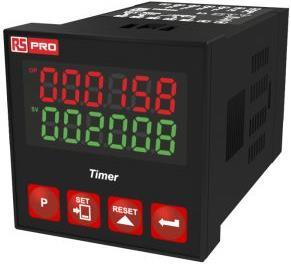 Actual product image Rs Pro Timer, 6 Digit, 48x48, 24Vac/dc
