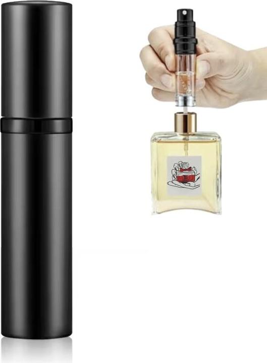 XXL-Parfum Nachfüllbarer Mini Parfümzerstäuber 5ml Travel Size black (5 ml)