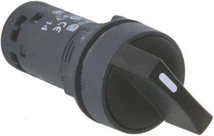 Image du produit Schneider Electric 22mm Commutateur sélecteur noir 2 Pos.1NO