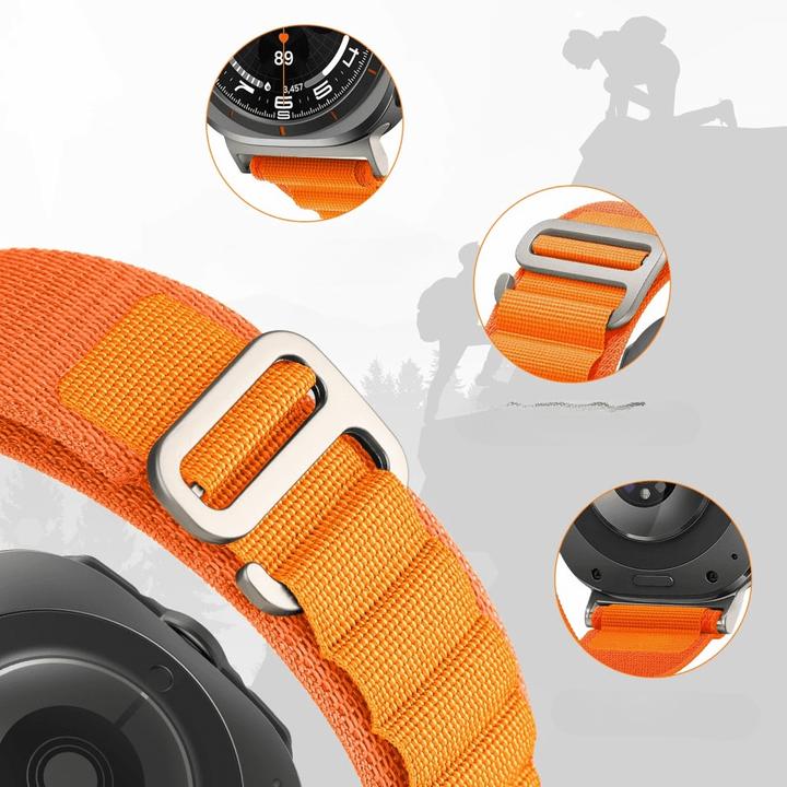 Produktbild Cover-Discount Galaxy Watch Ultra (47mm) - Nylon Stoff Ersatz Armband (Nylon)