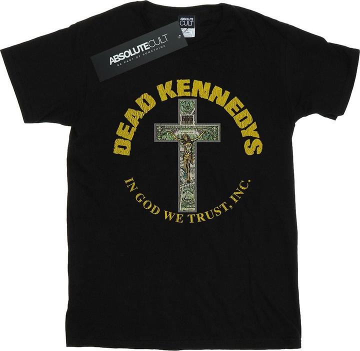 Immagine prodotto Dead Kennedys In God We Trust Boyfriend Fit Maglietta Ampia Donna (3XL)