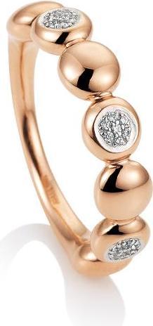 Actual product image Breuning RING - BRILL. 0,105 Ct. H/si (59, 585/14 K Gold)