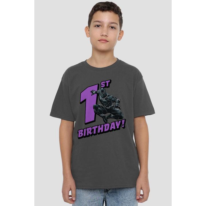 Produktbild Black TShirt 1. Geburtstag (140)