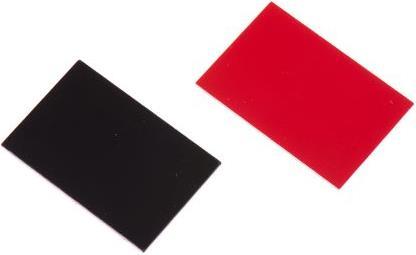 Actual product image Schneider Electric Designation plate black/red