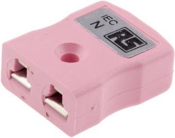 Actual product image Rs Pro Thermocouple mini cable socket type N