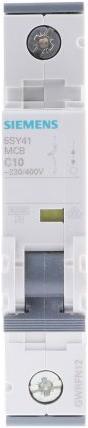 Image du produit Siemens Disjoncteur automatique unipolaire 10A type C