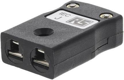 Actual product image Rs Pro Thermocouple mini cable socket type J